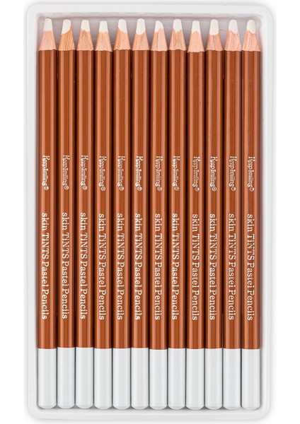 Beyaz Pastel Kalem Seti - 12'li fiyatları