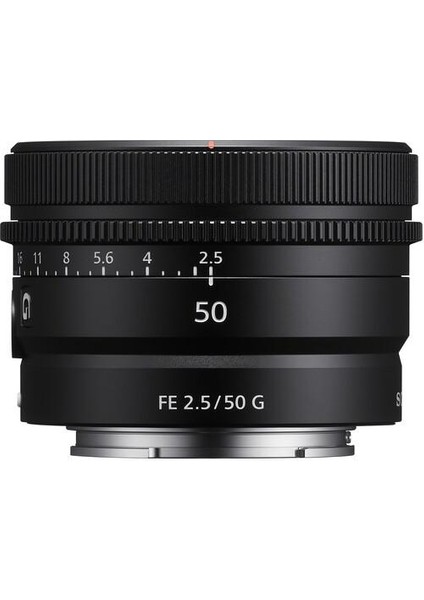 Fe 50MM F/2.5 G Lens (SEL50F25G) (2 Yıl Sony Eurasia Garantili)