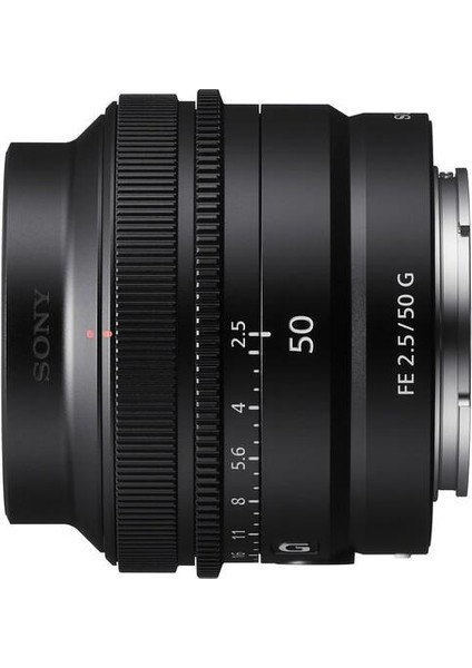 Fe 50MM F/2.5 G Lens (SEL50F25G) (2 Yıl Sony Eurasia Garantili)