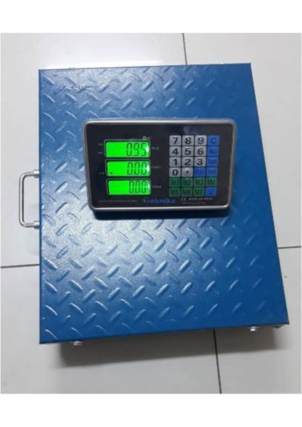 Bluetoothlu Terazi Kantar Paslanmaz Çelik Gövde 42 x 52 cm Çelik Tabla 300 kg