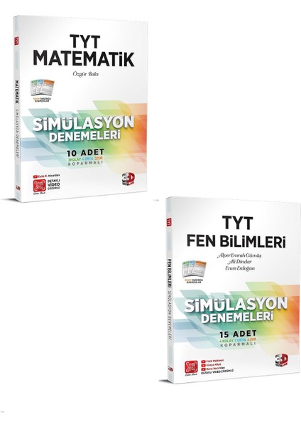 3D Yayınları Tyt Matematik Fen Bilimleri Deneme Seti Yeni 2021