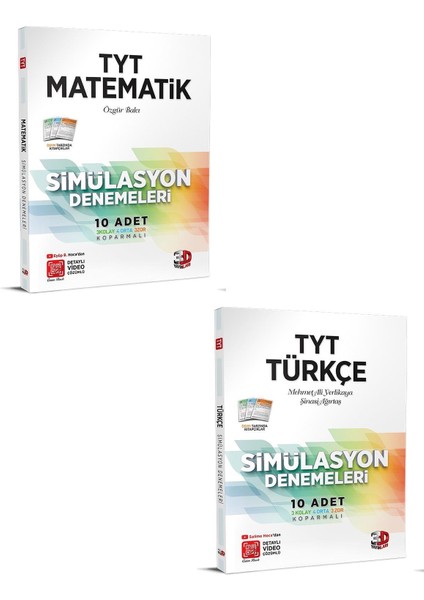 3D Yayınları Tyt Matematik Türkçe Deneme Seti Yeni 2021