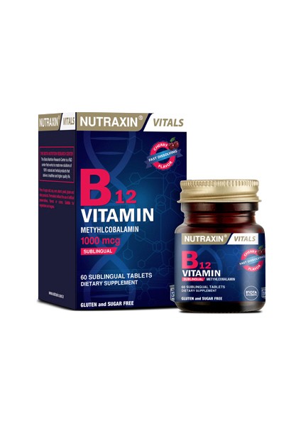 Vitamin B12 1000 Mcg 60 Dilaltı Tableti