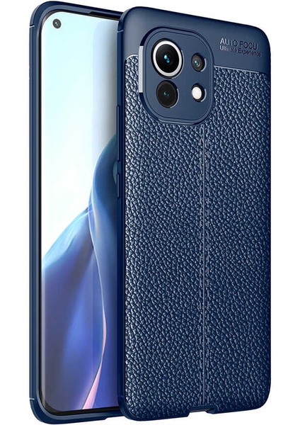Xiaomi Mi 11 Kılıf Deri Tarzı Niss Silikon Case