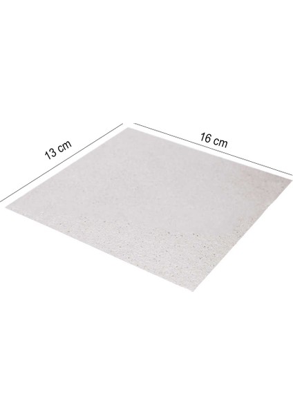 Mikrodalga Fırın Mika Levha Gri Plaka 13 x 16 cm Ambiant Uyumlu