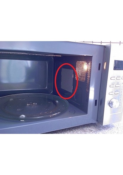 Mikrodalga Fırın Mika Levha Gri Plaka 13 x 16 cm Ambiant Uyumlu modelleri