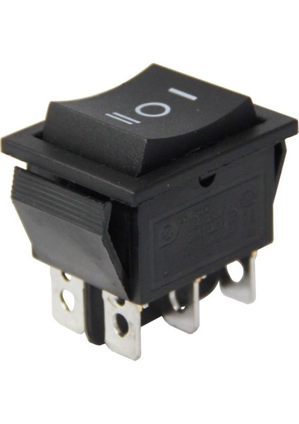 Büyük Geniş 6 Pin Işıksız Anahtar On-Off-On KCD2-203 I-0-Iı