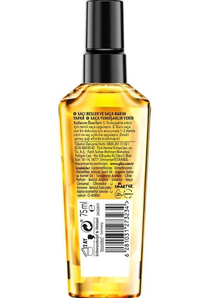 Bio-Tech Restore Şampuan 500 Ml + Gliss Oil Elixir Yağ İksiri 75 Ml