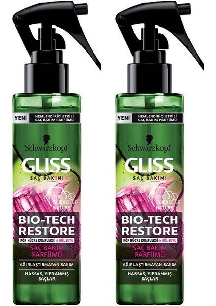 Schwarzkopf Glıss Bıo-Tech Saç Bakım Parfümü 100 ml x 2 fiyatları