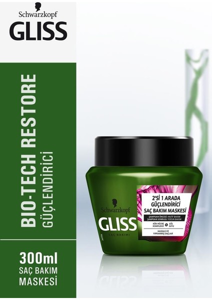 Bio-Tech Saç Kremi 360 Ml+Saç Bakım Maskesi 300 Ml + Gliss Oil Elixir Yağ İksiri 75 Ml indirimleri