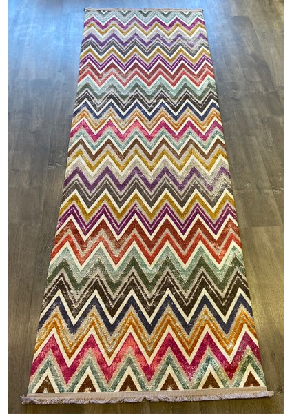 Zigzag Desenli Mira 80 x 300 cm Halı