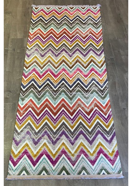 Zigzag Desenli Mira 80 x 300 cm Halı