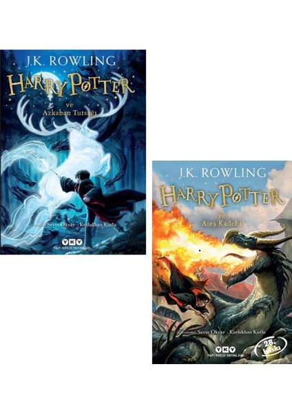 Harry Potter ve Azkaban Tutsağı - Harry Potter ve Ateş Kadehi - 2 Kitap