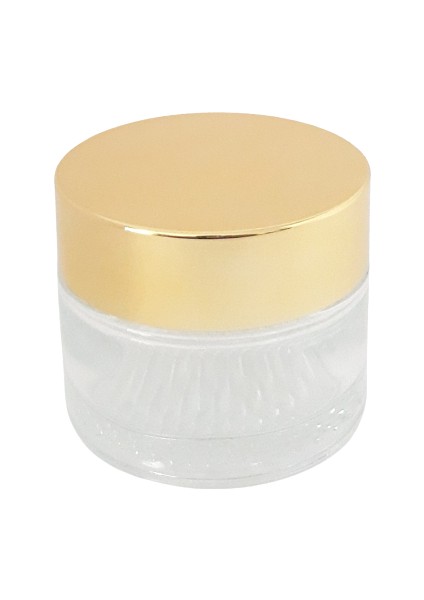 Krem Kavanozu 30 ml (5 Adet) Şeffaf Sarı Kapaklı Kutu modelleri