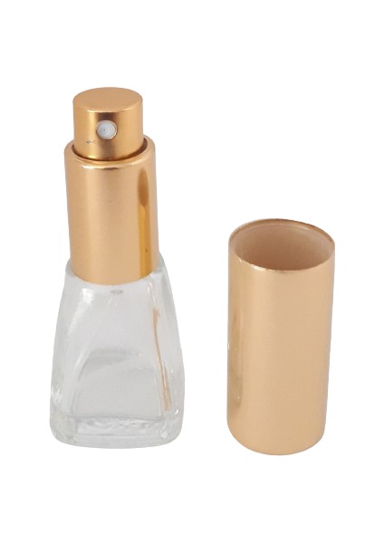 Parfüm Şişesi 7 ml (10 Adet) (TEKRAR DOLDURULABİLİR)Metal Sprey ve Kapak Boş