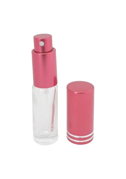 Parfüm Şişesi 5 ml (10 Adet) (TEKRAR DOLDURULABİLİR) Metal Sprey ve Kapak Boş