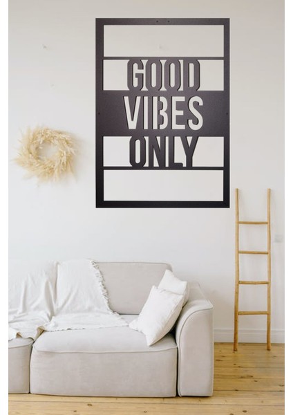 Good Vibes Only Siyah Tablo