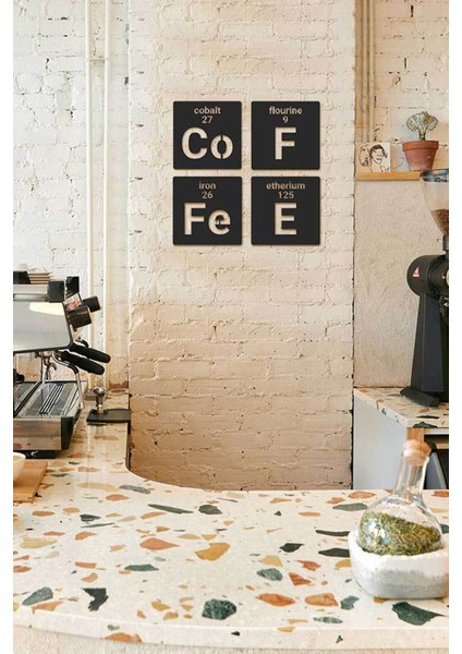 Coffee Ahşap Duvar Dekorasyonu