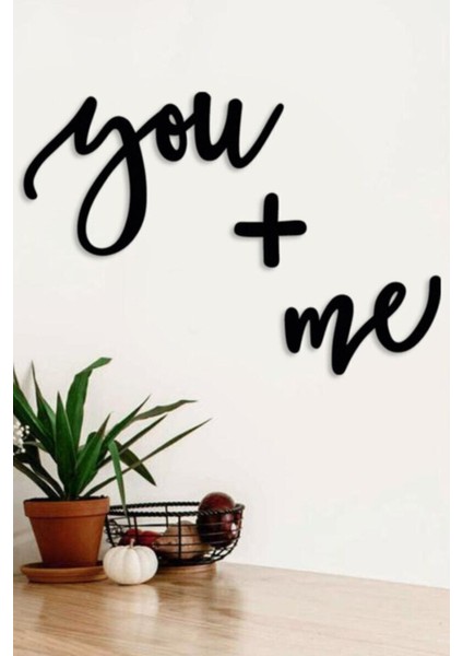 You + Me Dekoratif Duvar Ahşap Tablosu