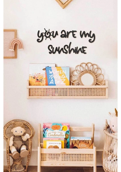 Nt Handmade You Are My Sunshine Ahşap Duvar Yazısı