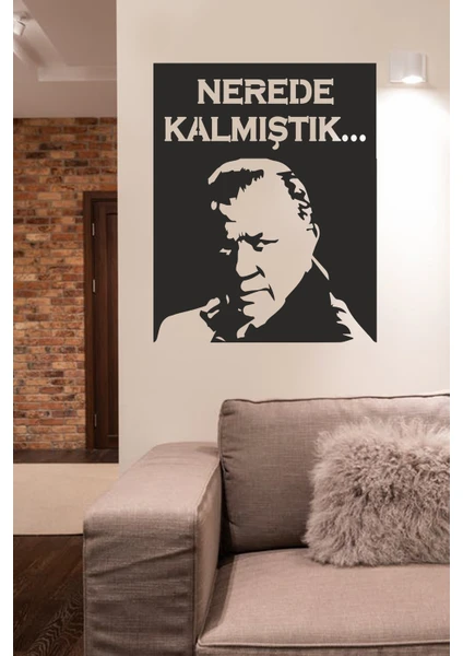 Nt Handmade Fatih Terim Nerede Kalmıştık Mdf Tablo