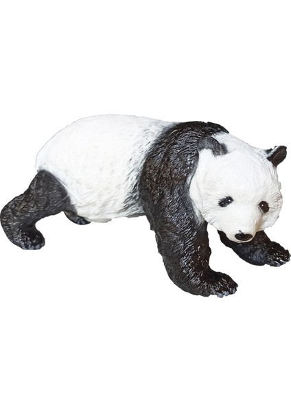 Oyuncak Panda Figürü 19CM. Vahşi Hayvanlar Serisi Oyuncak Yumuşak Et Panda