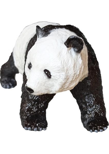 Oyuncak Panda Figürü 19CM. Vahşi Hayvanlar Serisi Oyuncak Yumuşak Et Panda