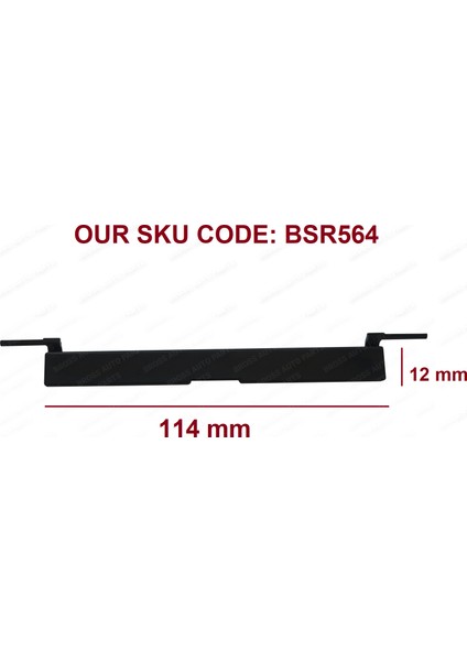 BSR564 BMW 3 F30 F31 F34 F35 İçin Tavan Oluk Çıta Port Kapağı 115*12 mm 51137312617