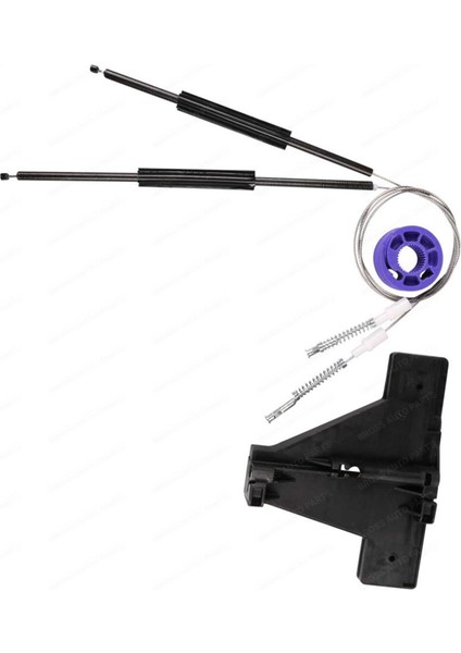 Audi A3 MK2 8P 8PA 8P1 2003-2013 4/5 Kapı 8P4839462 İçin Arka Sağ Cam Kriko Tamir Seti