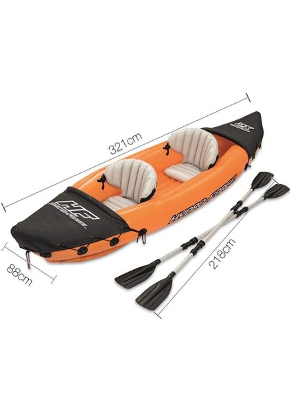 Bestway Hydro Force Lite-Rapid 2 Kişilik Kayak Kano 3.21*88CM 160Kg