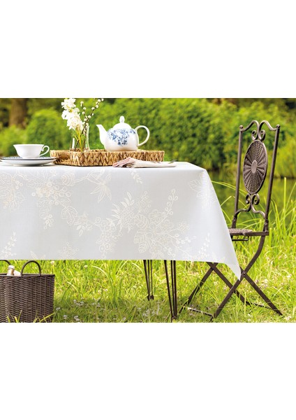 Jannie Pvc Masa Örtüsü - Gri 140 x 200 cm.