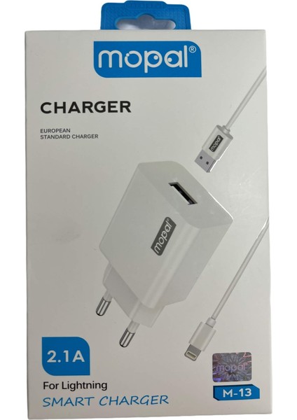 2.1A Lightning Şarj Aleti M-13 fiyatları