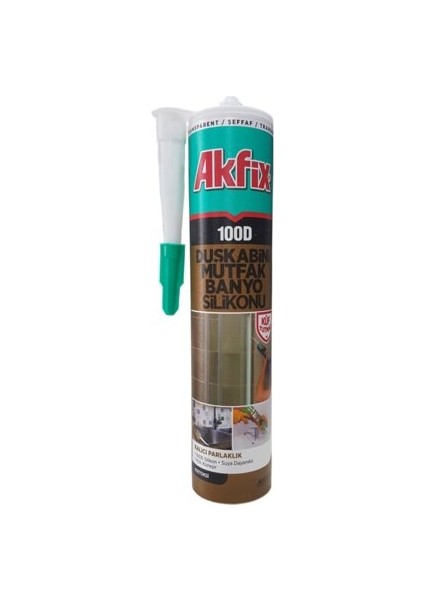 100D Duşakabin Silikonu Beyaz 310 ml