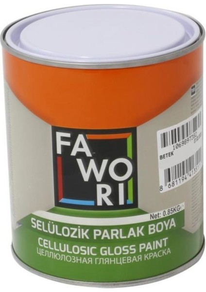 Selülozik Parlak Boya Kırmızı 2.5 kg