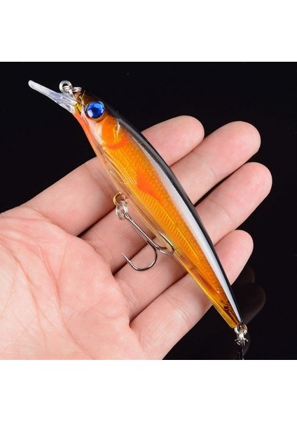 11CM 13.4gr Çift Karbon Çelik Kancalı Yem