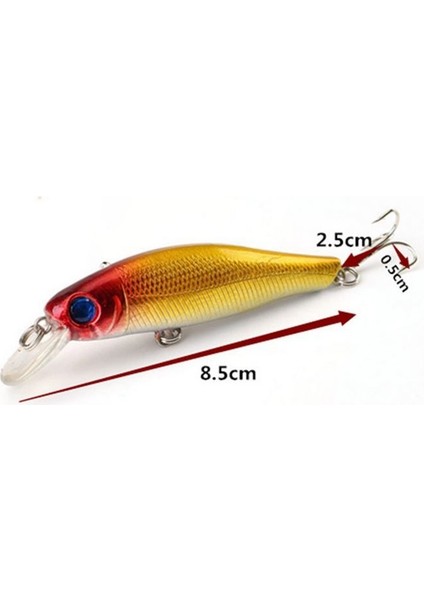 Çift Karbon Çelik Kanca 8,5 cm 8,5 gr