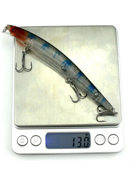 Yem 13 cm 13,9 gr Çift Karbon Çelik Kancalı