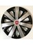 Fiat Stilo 14'' Inç Gri - Siyah Kapağı 4'lü Çelik Jant Görünümlü 1