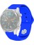 22 mm Gear S3 Watch 4 -Gt2 GT2E 46 mm Kayış,kordon Watch Active 2 22 mm Silikon Kayış Kordon Mavi 1