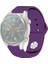 22 mm Gear S3 Watch 4 -Gt2 GT2E 46 mm Kayış,kordon Watch Active 2 22 mm Silikon Kayış Kordon Mor 1