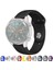 22 mm Gear S3 Watch 4 -Gt2 GT2E 46 mm Kayış,kordon Watch Active 2 22 mm Silikon Kayış Kordon Mor 2
