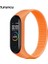 Xiaomi Mi Band 5-4-3 Nylon Kayış Kordon Turuncu 2