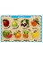 Ahşap Bul Tak Eğitici 2 Adet Yapboz Puzzle Seti 2