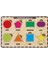Ahşap Bul Tak Eğitici 2 Adet Yapboz Puzzle Seti 4