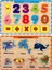 Ahşap Tutmalı Eğitici 2 Adet Yapboz Puzzle Seti 1