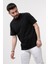 Sıfır Yaka Oversize Erkek T-Shirt 1