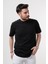 Sıfır Yaka Oversize Erkek T-Shirt 2