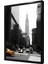 New York Sarı Taksi Çerçeveli Cam Tablo 1