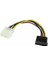 Sata Molex Sata Power Molex Sata Power Güç Kablosu 4 Pin 15PIN Molex 2