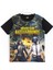 PUBG Mobile Oyun Baskılı Erkek Çocuk Kısa Kollu Yazlık Kamuflaj T-Shirt Siyah 001-0001725 1